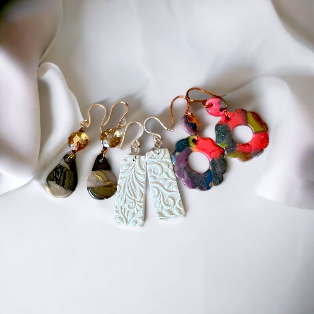 Clay earrings bundle